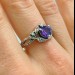 Forest Majesty: Sterling Silver Ring with a Radiant Emerald