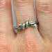 Intricate Twisted Silver Ring with Nature-Inspired Vine Design