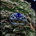 Eternal Sapphire: Gothic Infinity Ring of Elegance