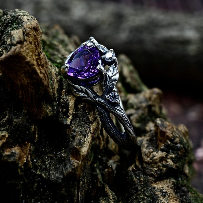 Tree engagement ring new arrivals