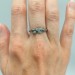 Handcrafted Pinecone Motif Silver Ring