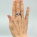 Gothic Moonstone Ring with Intricate Lunar Design| Ring for Women