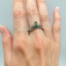 Whisper of the Forest: Elven Gothic Emerald Ring