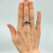 Forest Majesty: Sterling Silver Ring with a Radiant Emerald