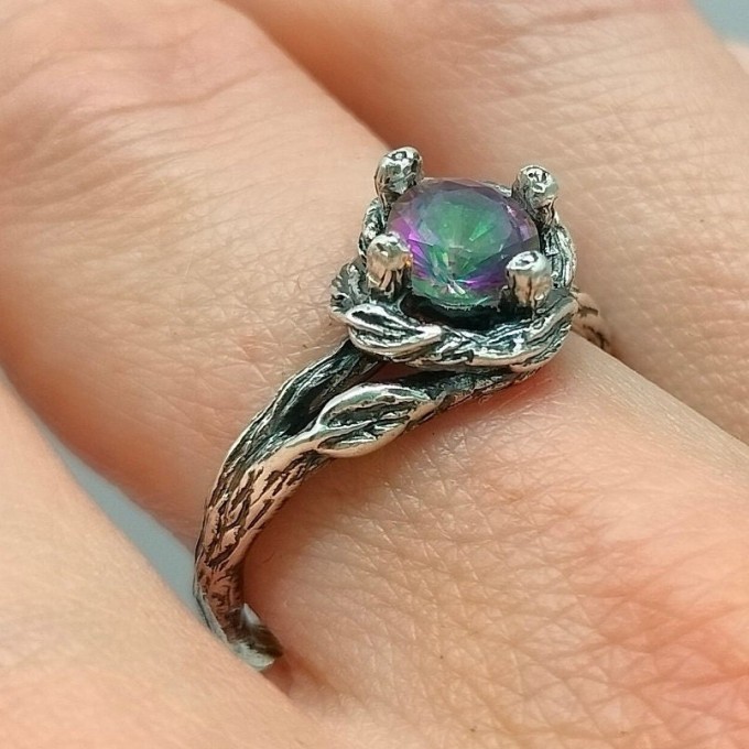 Silver Ring with Alexandrite - Symbol of Eternal Beauty| Unique Jewelry for Women