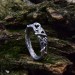 Handcrafted Silver Gothic Vine Ring