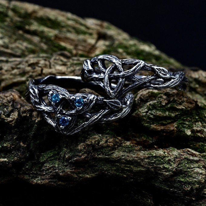 Wiccan engagement rings 2025