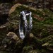 Gothic Garnet Ring with Elegant Vine Motif