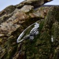 Handcrafted Pinecone Motif Silver Ring