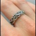 Labyrinth of Eternity: Gothic Sterling Silver Ring with Braided Motif