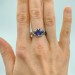 Forest Majesty: Sterling Silver Ring with a Radiant Emerald