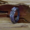 Roots of Eternity: Gothic Sterling Silver Ring with Branch Motif