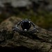 Elegant Gothic Ring with Black Onyx Gemstone