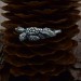 Delicate Gothic Ring with Pinecone Design
