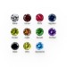 Gothic Ruby Ring with Skull Motif and Bold Design 