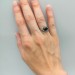 Elegant Gothic Ring with Black Onyx Gemstone