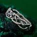 Silver Branch Ring: Nature-Inspired Harmony Band for Her & Him