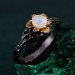 Enchanted Forest Ring - Blossom Twig and Woodland Whispers Design