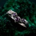 Artisan Amethyst Silver Ring - Luxurious Gold Overlay and Elegant Purple Gemstone
