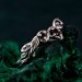 Dance of the Leaves: Gothic Garnet Ring