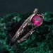 Nature's Touch Silver Branch Ring