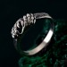 Handcrafted Lion's Paw Sterling Silver Ring – Artisan Animal Jewelry for Men and Women