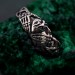 Handcrafted Silver Heart Embrace Ring – Eternal Love Symbol with Artistic Hands