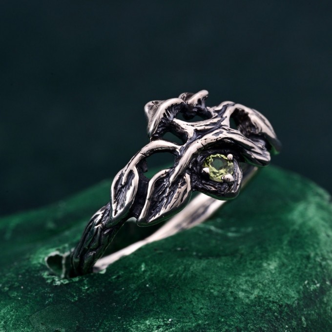 Gothic Witch Rings for All Genders – Unisex Silver Geometric Wedding Ring