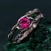 Branch ring in silver, Silver Branch Band, Nature's Touch Ring, Silverwood Wrap Ring, Twiggy Silver Ring, Woodland Branch Band