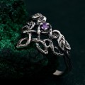 Nature-Inspired Woodland Witch Engagement Ring