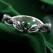 Unusual Nature Wildlife Animal Engagement Ring – Woodland Animal Wrap Ring, Serpentine Embrace Ring, Twisted Serpent Band