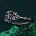 Forest Shadows: Sterling Silver Skull Ring