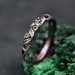 Handcrafted Silver Peridot Ring – Nature-Inspired Design with Leaf Detailing