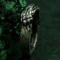 Sterling Silver Lion's Paw Ring – Lion's Power Viking Ring, Majestic Lions' Embrace Ring, Regal Mane Lion Lovers Gift Ring, Gift for Her