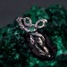 Fairy Theme Tiny Branch Ring: Enchanted Dryad Design