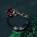 Handcrafted Silver Lotus Ring – Elegant Nature-Inspired Emblem for Her and Him