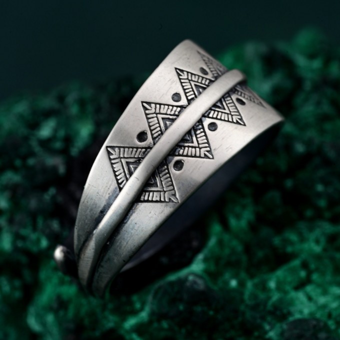 Mystical Boho Ring - Free Spirit Silver Adjustable Ring