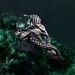 Heart of the Dragon: Gothic Emerald Ring