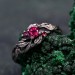 Nature's Finest Silver Leaf Elegance Ring