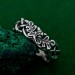Silver Branch Ring: Nature-Inspired Harmony Band for Her & Him