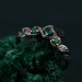Enchanted Woodland Sterling Silver Ring Set with Nature-Inspired Leaf Design