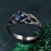 Silver Forest Bark Ring: Unique Rustic Tree Texture