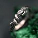 Leaves and Branch Wedding Ring – Unisex Gothic Design for Couples