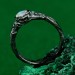 Elegant Twig & Flower Design – Braided Branch Silver Tree Ring, Perfect for Woodland Weddings and Engagements