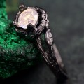 Unique Branch Engagement Ring – Elegant Tree Branch Ring, Exquisite Flower Design for a Special Women's Gift