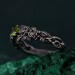 Blossom Silver Ring - Nature's Elegance with Floral Twig Accent