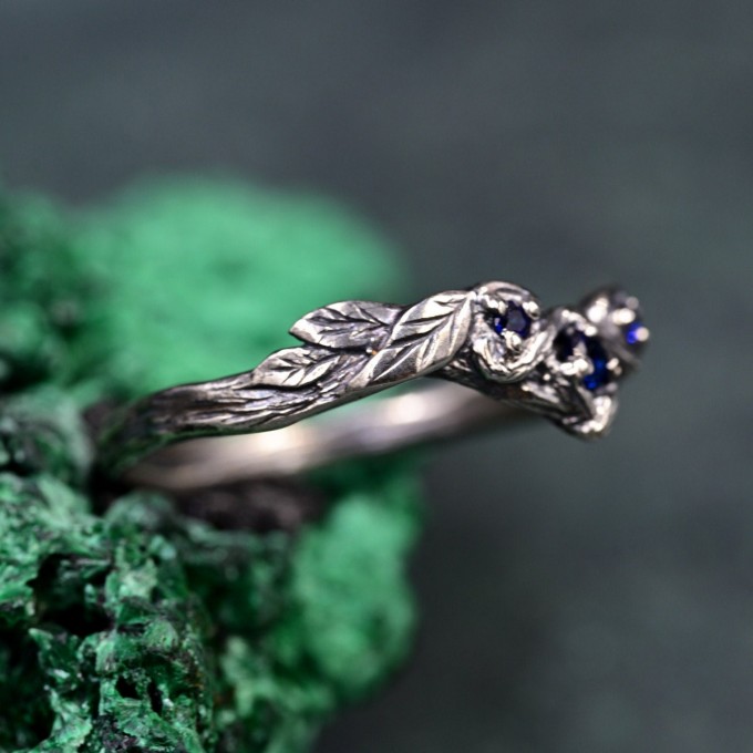 Wedding Ring Forest Branch – Wooden Harmony Wedding Band, Branch of Love, Nature-Inspired Forest Wedding Ring