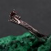 Garnet Fern Branchlet Ring - Woodland Fern Band with Graceful Frond Design