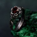 Lotus Blossom Silver Ring – Elegant Harmony Symbol for Him & Her