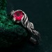 Rustic Elegance Twig Ring: Enchanted Forest Design